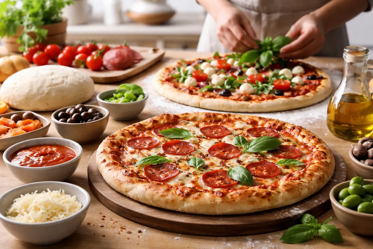 Comment préparer une pizza maison avec des recettes variées et faciles