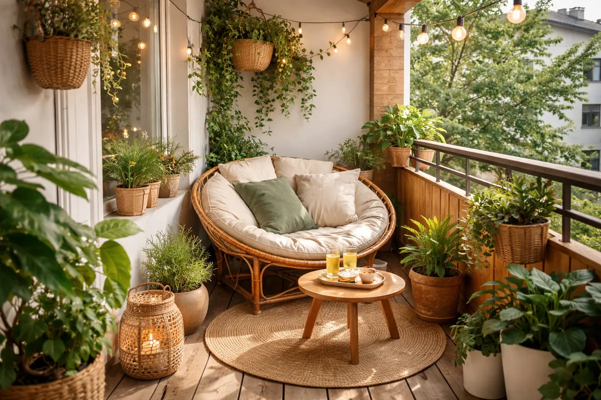 Comment aménager un petit balcon pour en faire un coin détente